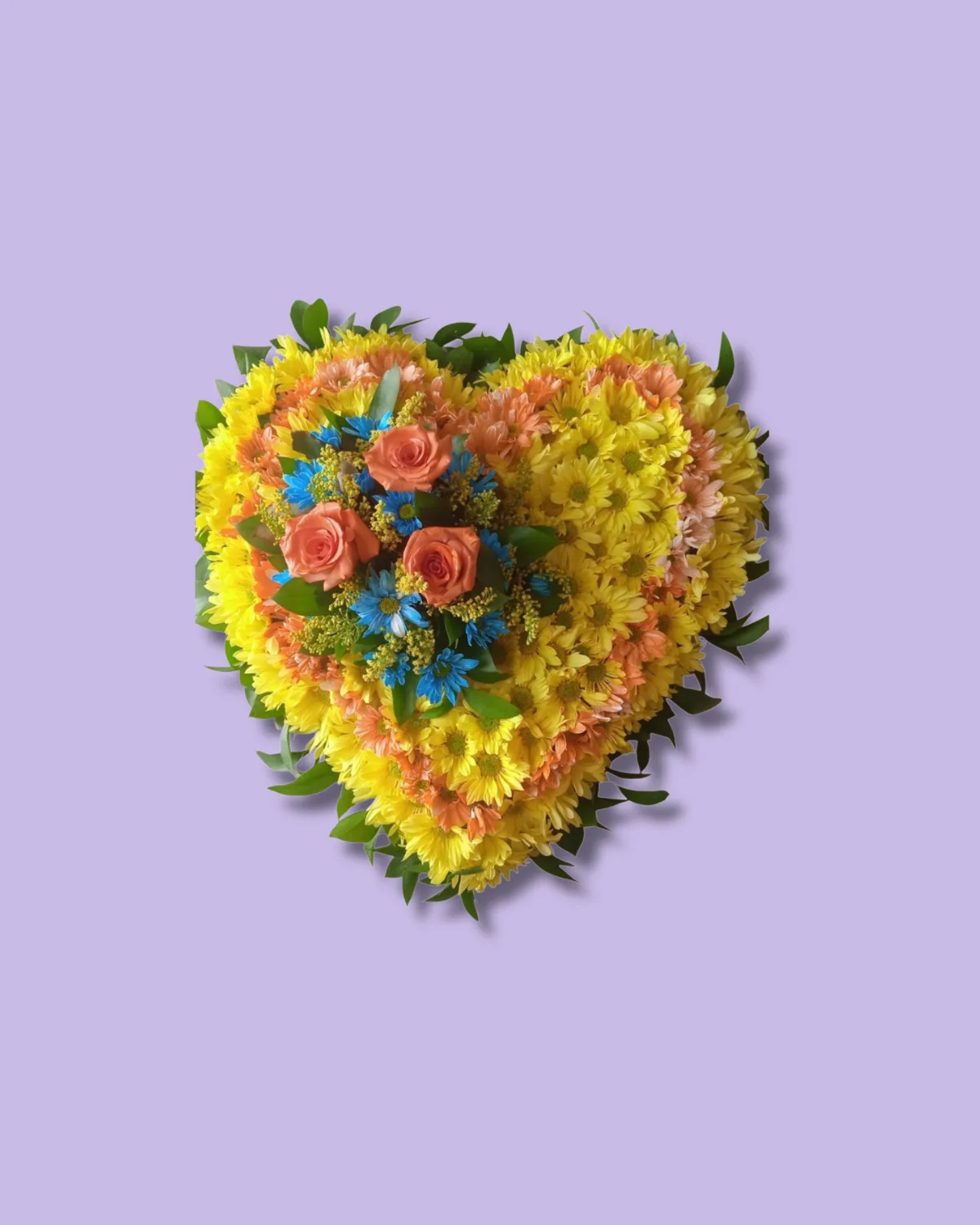 Corona Fúnebre en Corazón